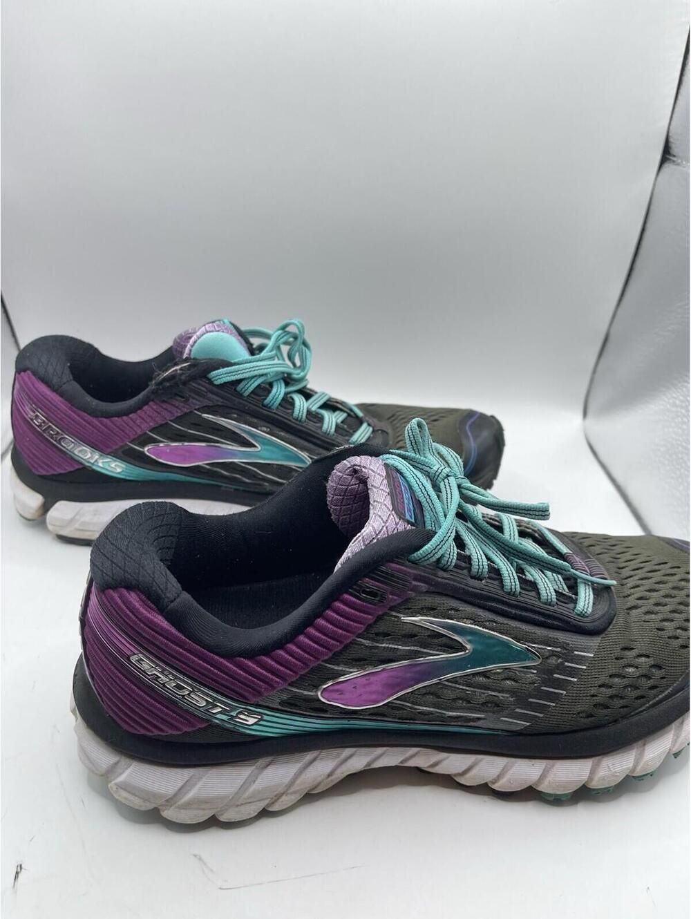 Brooks Ghost 9 Women's Size 8.5 Medium Purple Blue Black White 2016 Model